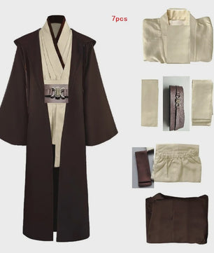 Jedi Cosplay Kostuum Obi Wan Kenobi - Volledige Set Heren & Dames