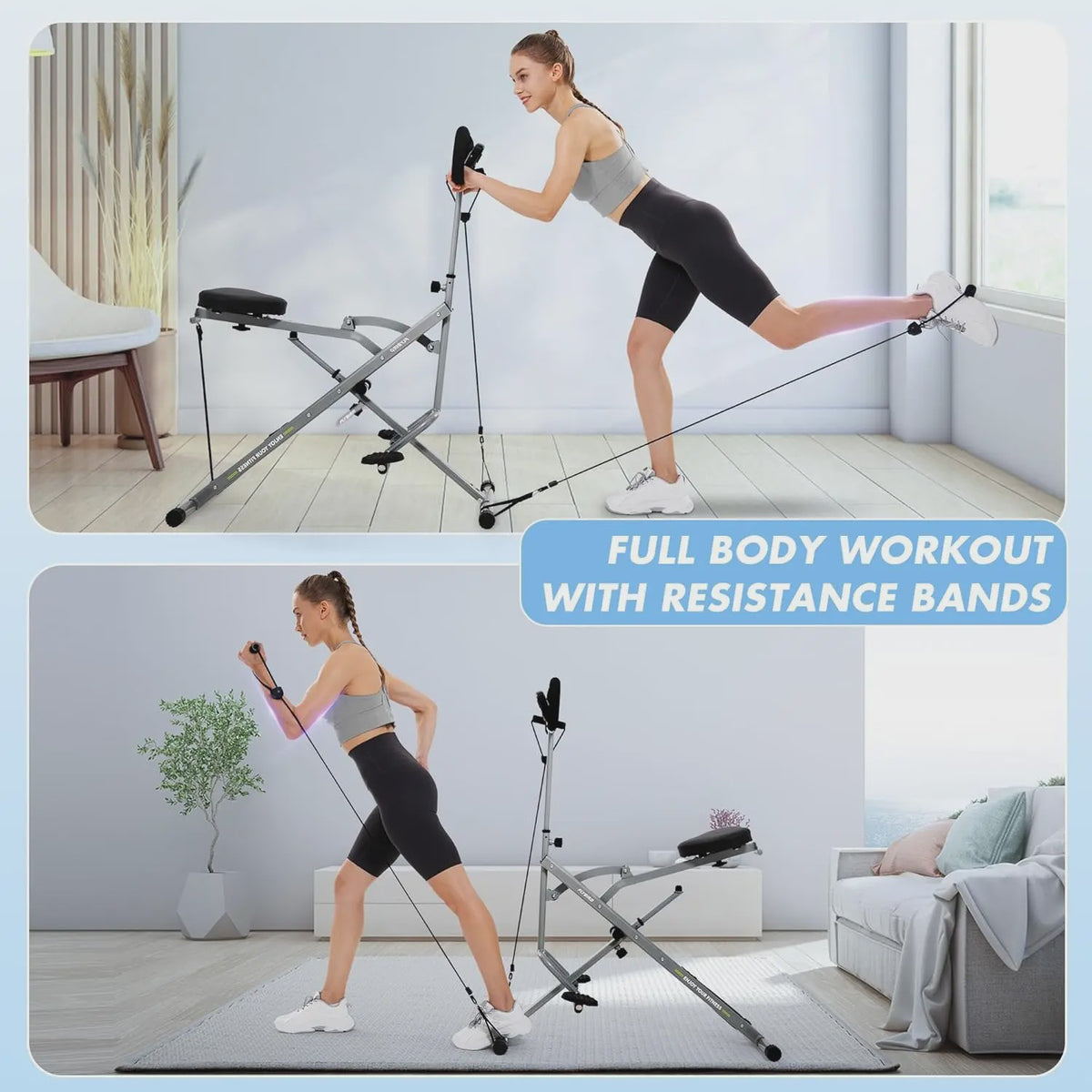 Flybird DQ3 Deep Squat Machine: Full Body Training voor Thuis met Verstelbare Weerstand & Opvouwbaar Ontwerp