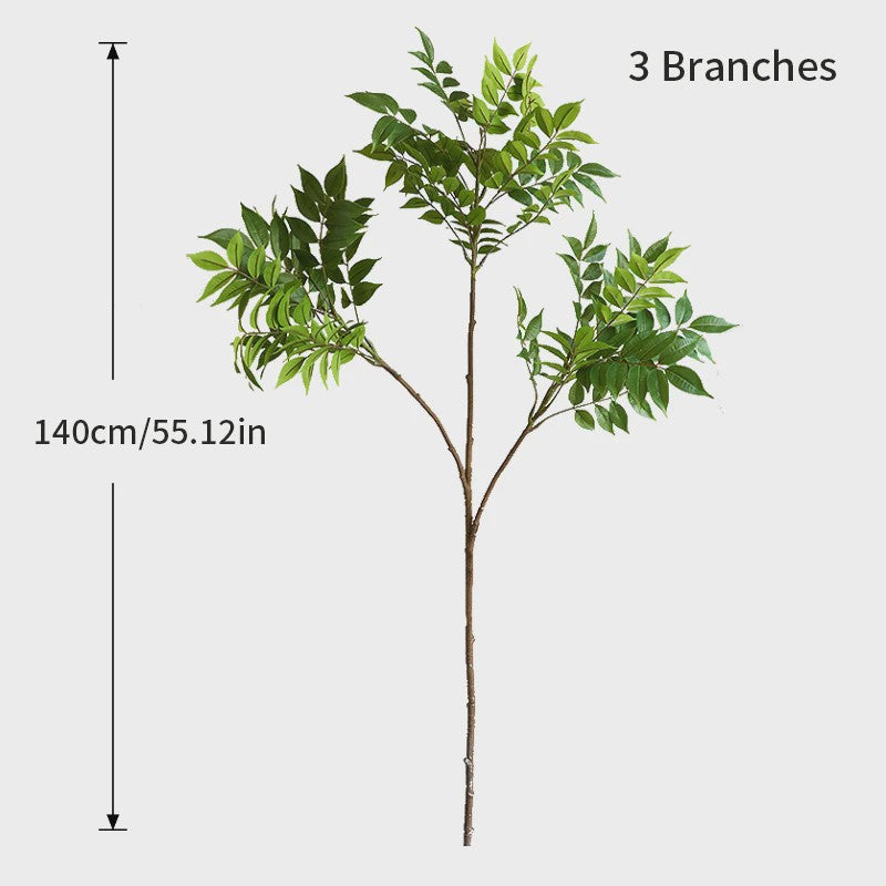 Grote Kunstplant Ficus Boom - 76-140cm - Realistische Kunst Banyan Plant met Groene Bladeren voor Huis en Tuin Decoratie