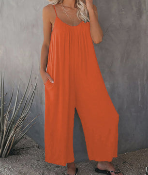 Zomerse Dames Overall Broek met Zakken - Comfortabel & Casual