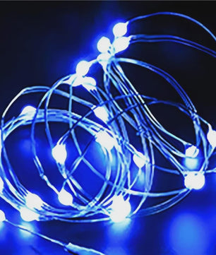 Set van 10x LED Koperdraad Lichtjes - 1m tot 5m - Sfeerverlichting voor Feest, Bruiloft, Kerst & Decoratie