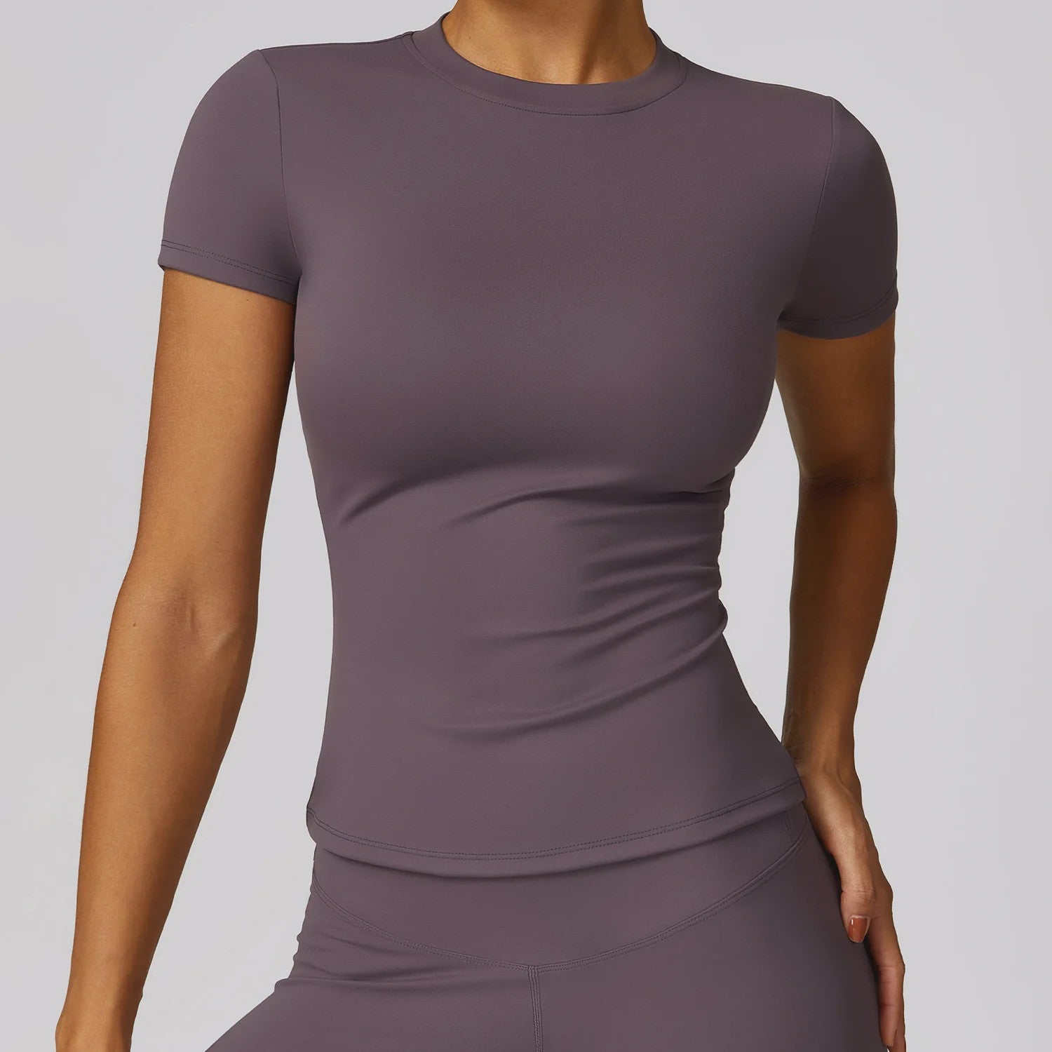 NCLAGEN Sport T-shirt Dames - Ademend & Stretchy Korte Mouw voor Yoga, Fitness & Hardlopen