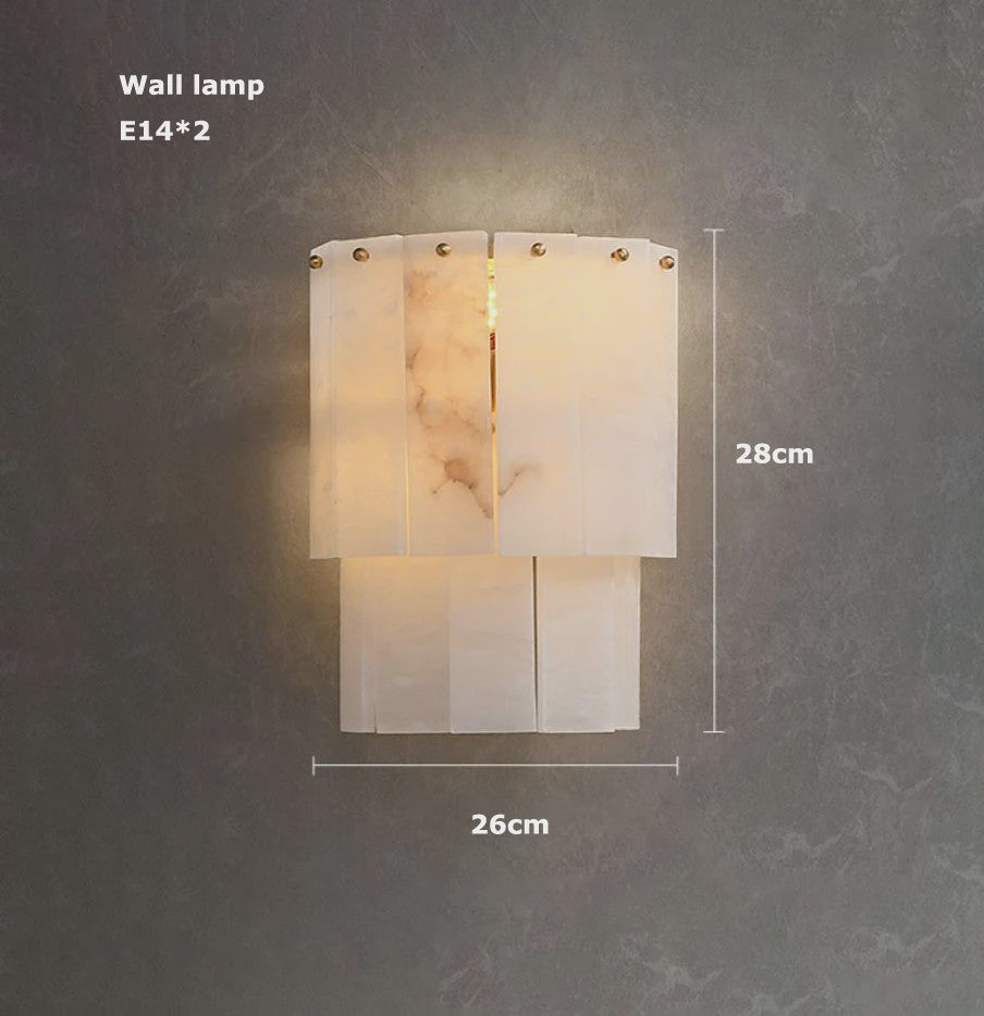 Luxe Marmer LED Kroonluchter Goud/Chroom - Dimbaar