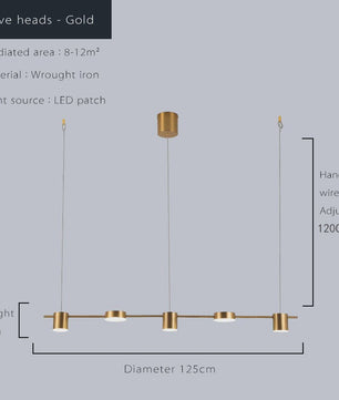 Moderne LED Plafondlamp - Dimbare Hanglamp voor Eetkamer, Keuken & Woonkamer