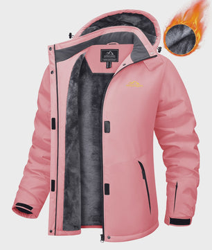 TACVASEN Dames Winter Parka Jas - Fleece gevoerd, Waterdicht & Winddicht Ski Jack