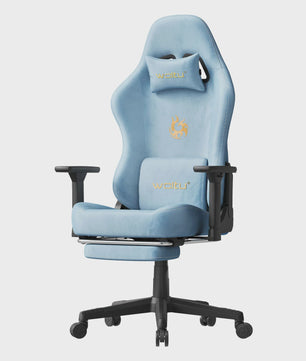 WOLTU Ergonomische Gaming en Bureau Stoel met Verstelbare Armleuningen en Voetensteun