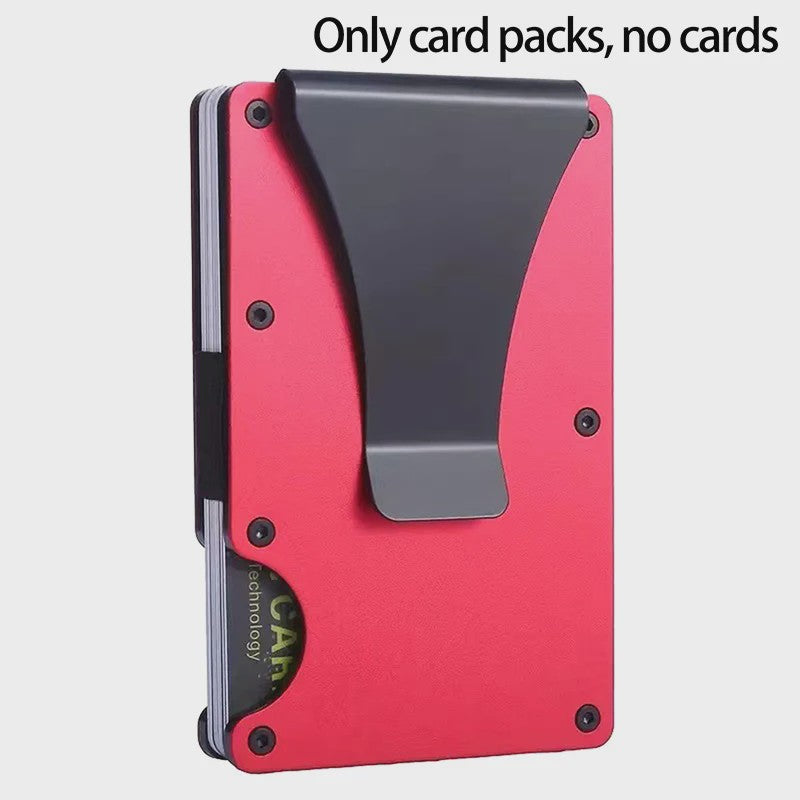 Minimalistische RFID Portemonnee met Geldclip - Slank & Krasbestendig Kaarthouder