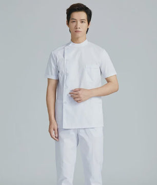 Medische Scrubs Uniform Heren - Korte & Lange Mouw | Zorgkleding