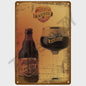 Retro Metalen Bierbord - Vintage Wanddecoratie voor Pub, Bar & Café