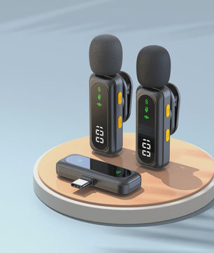 Draadloze Lavalier Microfoon voor iPhone & Android - Draagbaar, Ruisonderdrukking
