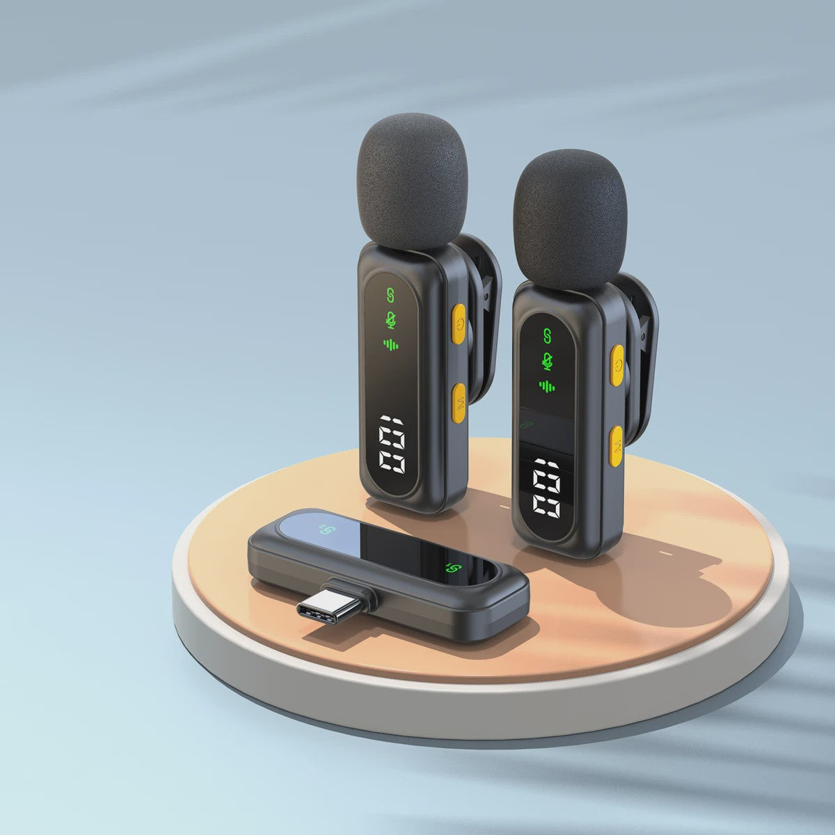 Draadloze Lavalier Microfoon voor iPhone & Android - Draagbaar, Ruisonderdrukking