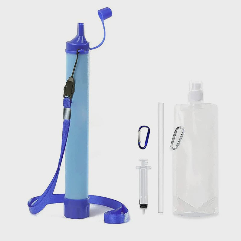 Persoonlijk Waterfilter Rietje - Outdoor Waterzuiveraar voor Kamperen, Wandelen en Noodsituaties