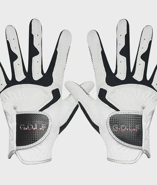 GVOVLVF Golfhandschoen Heren - Verbeterde Grip, Ademend & Comfortabel - Blauw/Wit