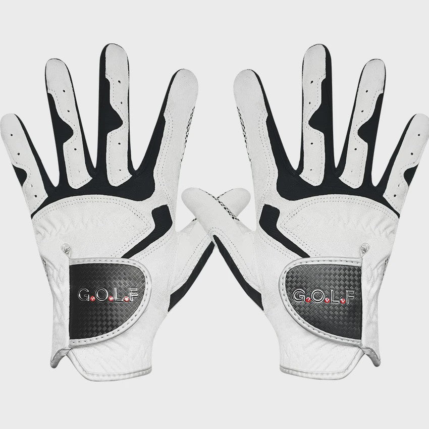 GVOVLVF Golfhandschoen Heren - Verbeterde Grip, Ademend & Comfortabel - Blauw/Wit