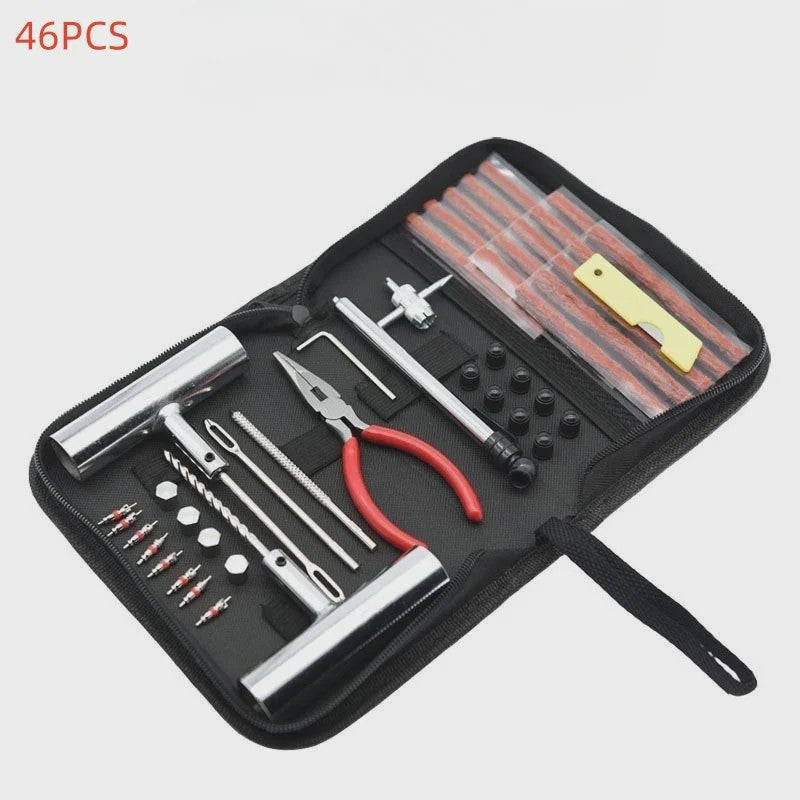 Universele Bandenreparatieset voor Auto & Motor - Compleet Gereedschap