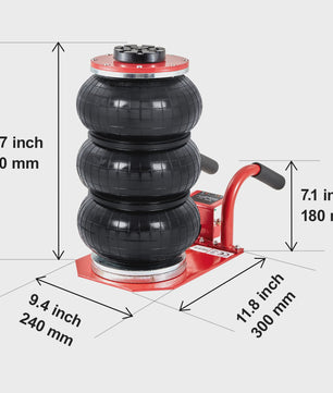3 Ton Pneumatische Air Jack - Draagbare Autokrik voor Garage Reparaties