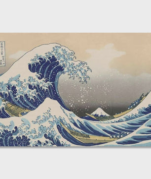 Iconische Japanse 'De Grote Golf van Kanagawa' Canvas Poster met Fuji - Vintage Muurkunst
