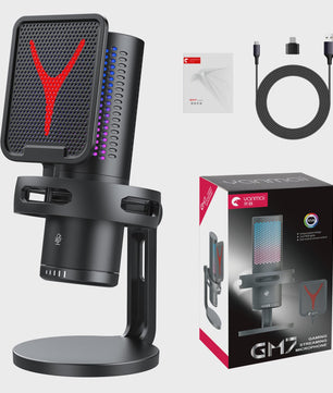 RGB Condensator Microfoon USB voor Gaming, Streaming & Podcast - Plug & Play