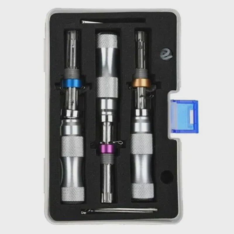 3-delige Tubular Lock Pick Set - Roestvrij Staal - 7-Pin Sloten