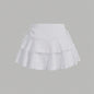 Zomerse Dames Rok: Hoge Taille, Slim Fit met Elastische Band en Ruffle Details