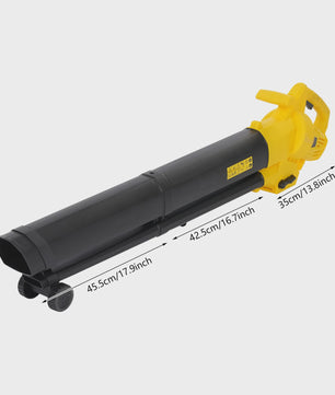 Elektrische Bladblazer en -zuiger 3000W, 466 CFM, met 35L Opvangzak en Geleidewielen