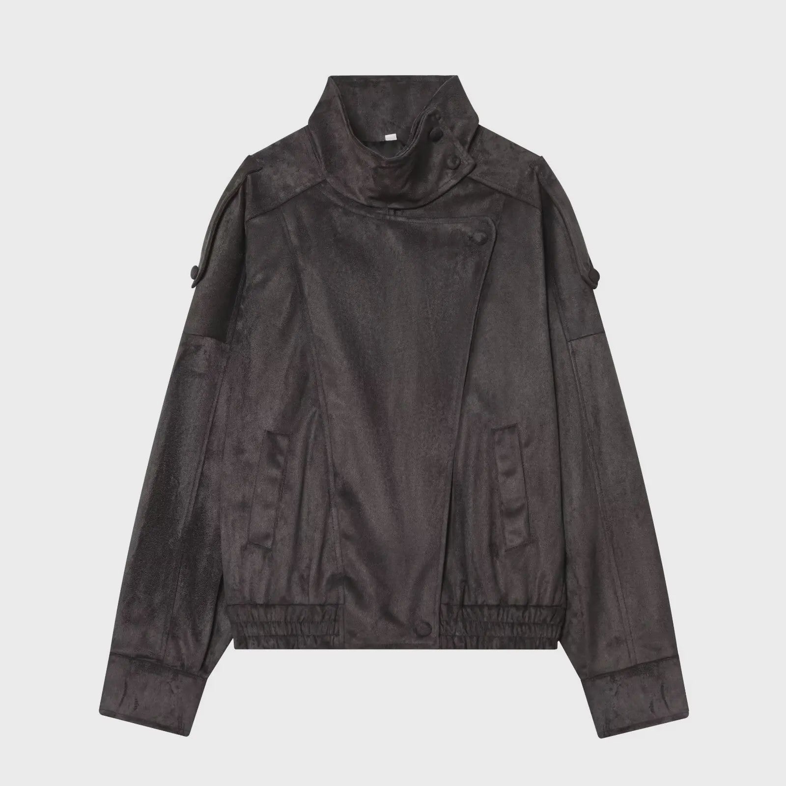 Zwarte Dames Faux Leren Jas - Stijlvolle Motorjas voor Herfst & Mode