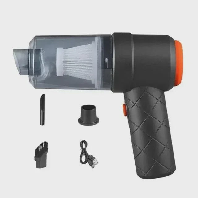 Draadloze Auto Kruimeldief 9000Pa - Draagbare Mini Stofzuiger met USB Opladen (1200mAh) voor Auto & Huis