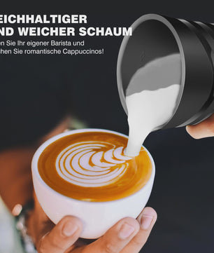 4-in-1 Melkopschuimer & Warmer - 600ml - Voor Latte, Cappuccino & Warme Chocolademelk