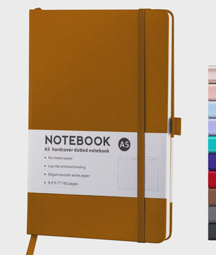 Hardcover A5/A6 Notitieboek met Elastische Band - PU Leer Dagboek