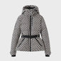 Dames Winter Parka Jas met Capuchon, Hoge Taille en Riem - Warm & Winddicht