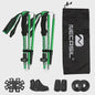 Set van 2 Ultralichte Opvouwbare Trekkingstokken - Telescopisch, Verstelbaar voor Wandelen, Outdoor & Camping