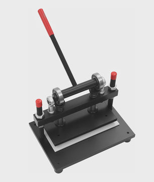 Handmatige Leer Snijmachine - Krachtige Clicker Press voor Leer & Stof