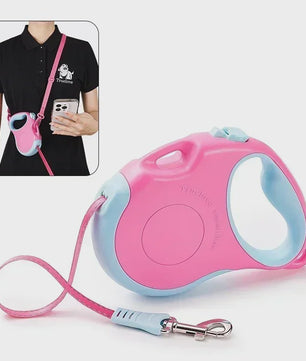 Truelove Intrekbare Hondentuig 5 Meter - Tangle Free, Eénhandige Rem & Vergrendeling