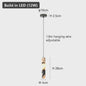 Luxe Cilinder Hanglamp Natuursteen - Sfeervolle LED Verlichting voor Woonkamer & Slaapkamer
