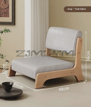 Moderne Houten Fauteuil met Ergonomische Rugleuning - Scandinavisch Design
