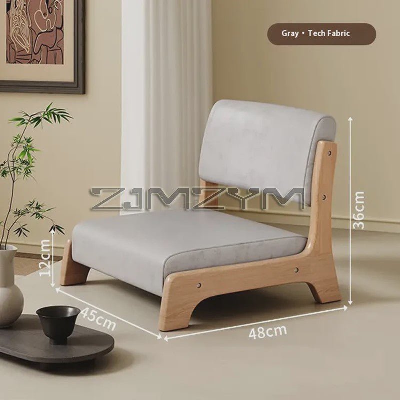 Moderne Houten Fauteuil met Ergonomische Rugleuning - Scandinavisch Design