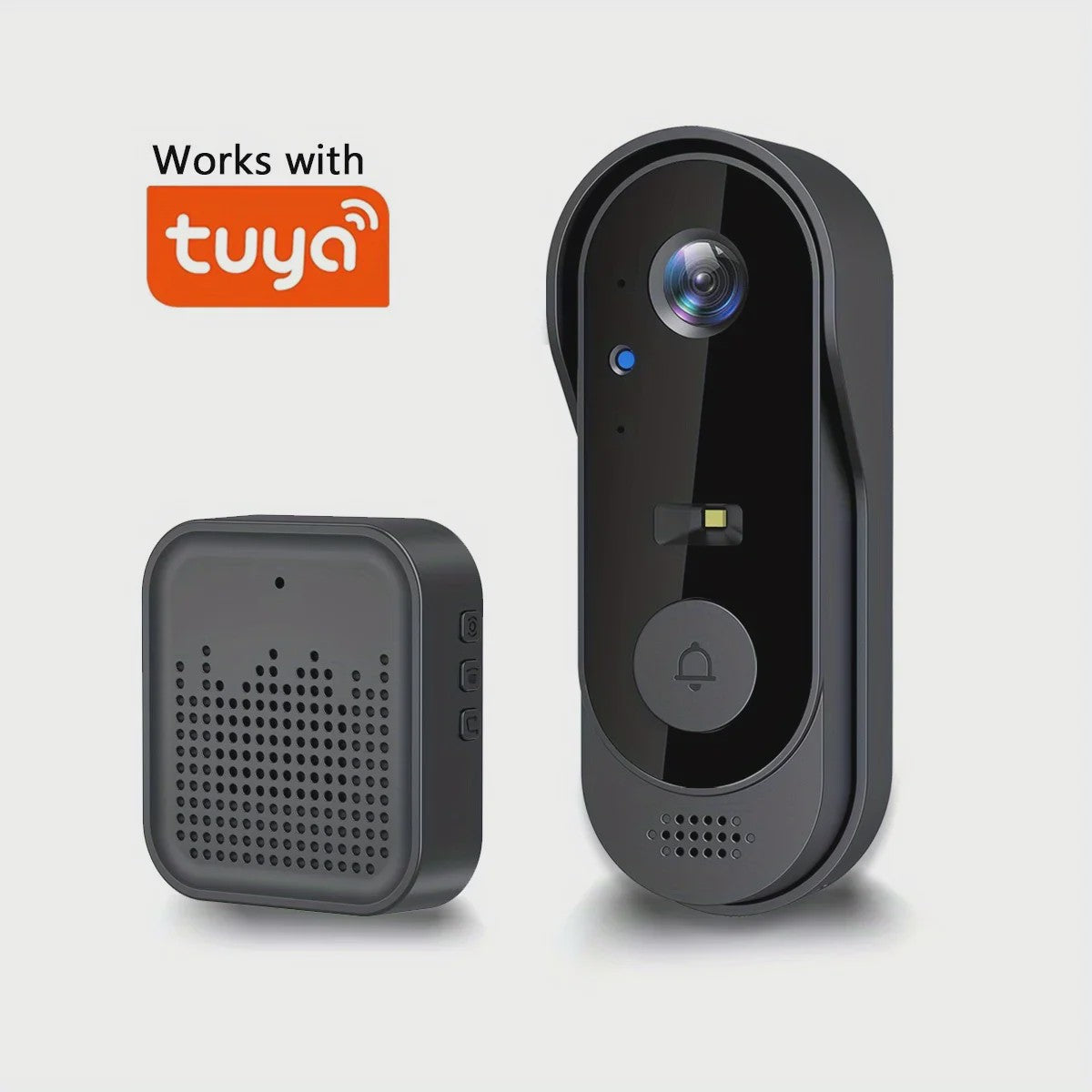 Slimme WiFi Videodeurbel met HD Camera - Tweeweg Audio & Nachtzicht