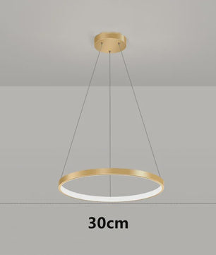 Moderne Minimalistische LED Ring Plafondlamp - Stijlvolle Hanglamp voor Woonkamer & Eetkamer