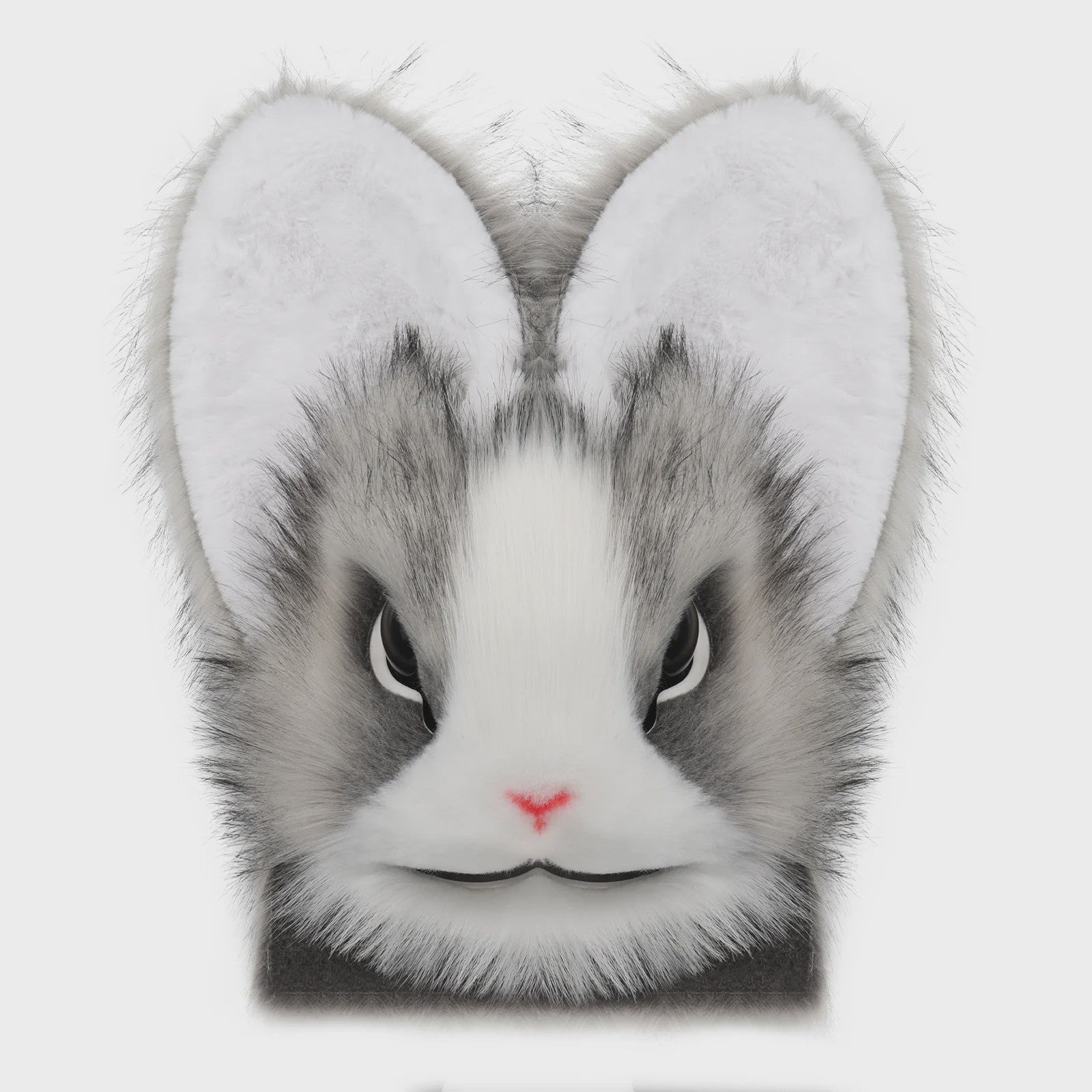 Realistisch Pluche Konijnenmasker - Fursuit Accessoire voor Cosplay, Feest & Halloween