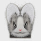 Realistisch Pluche Konijnenmasker - Fursuit Accessoire voor Cosplay, Feest & Halloween