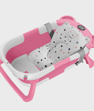 Opvouwbaar Babybadje met Thermometer - Groot en Veilig voor Baby's en Peuters