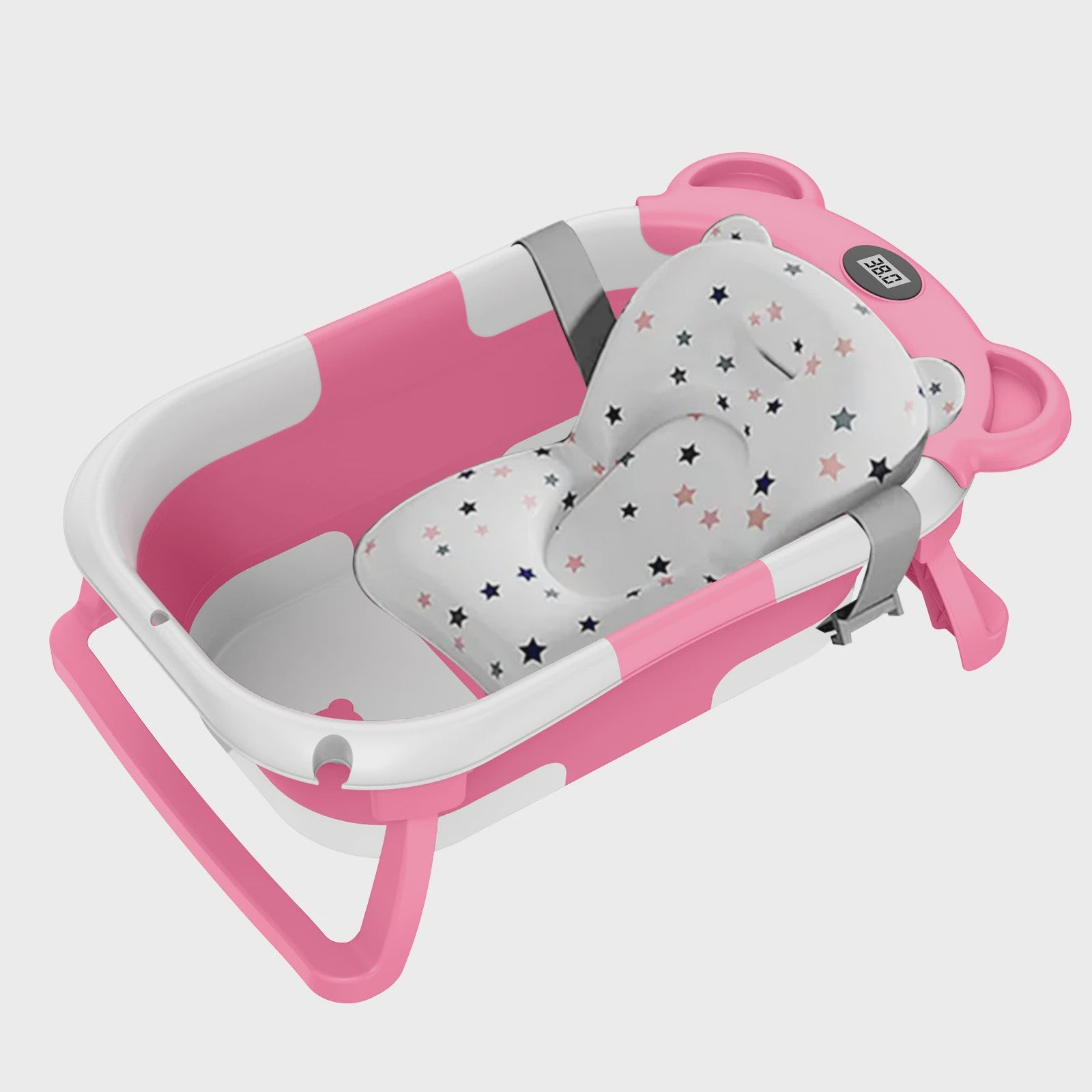 Opvouwbaar Babybadje met Thermometer - Groot en Veilig voor Baby's en Peuters