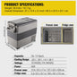 Draagbare Compressor Koelkast/Vriezer 20L-55L - Ideaal voor Auto, Camping & Boot
