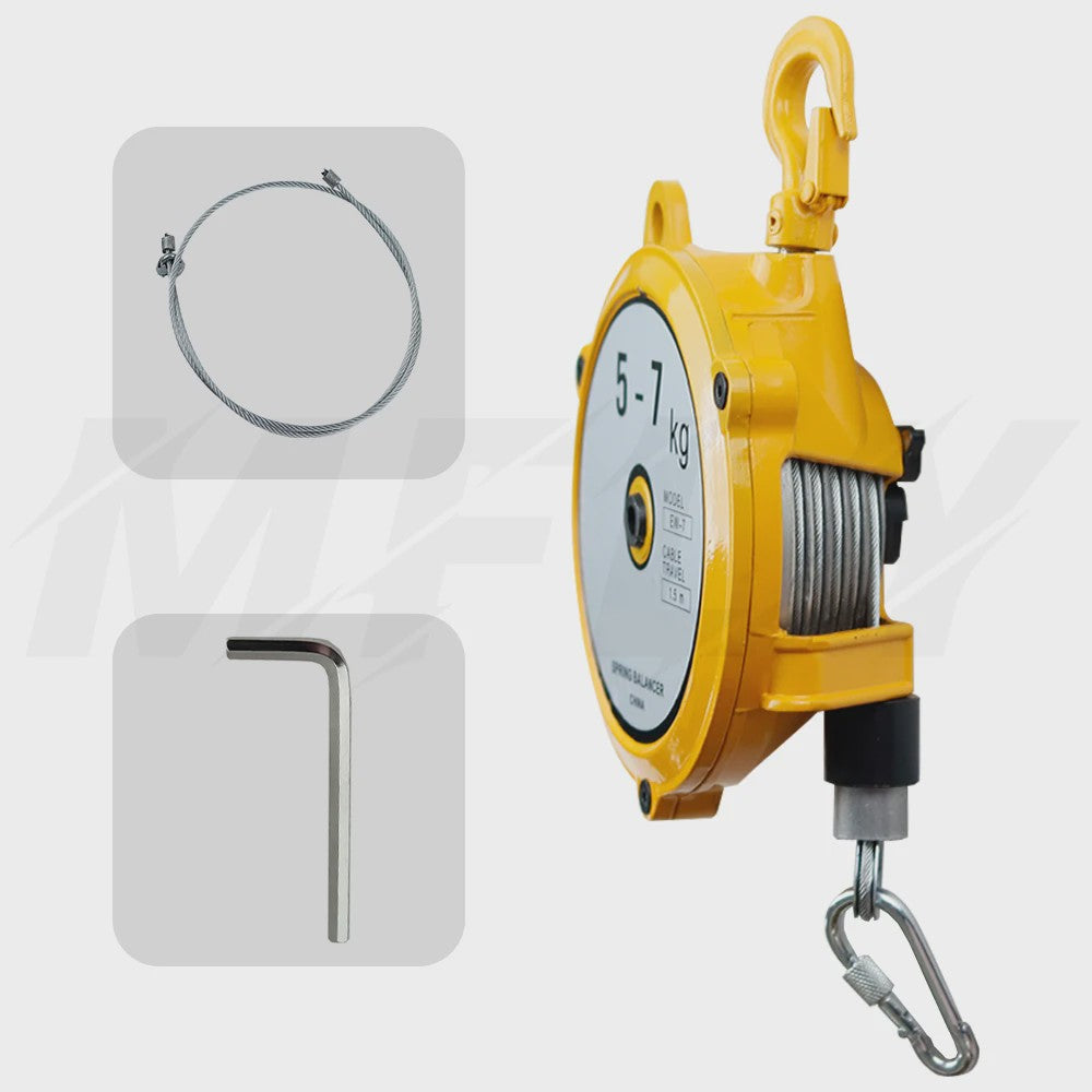 Veren Balancer 5-7kg - 1.5m Staalkabel - Ergonomisch Ophangsysteem voor Productielijn