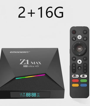 Z1 Max Android 15 Smart TV Box: 8K Ultra HD Media Player met 4GB RAM & Dual WiFi