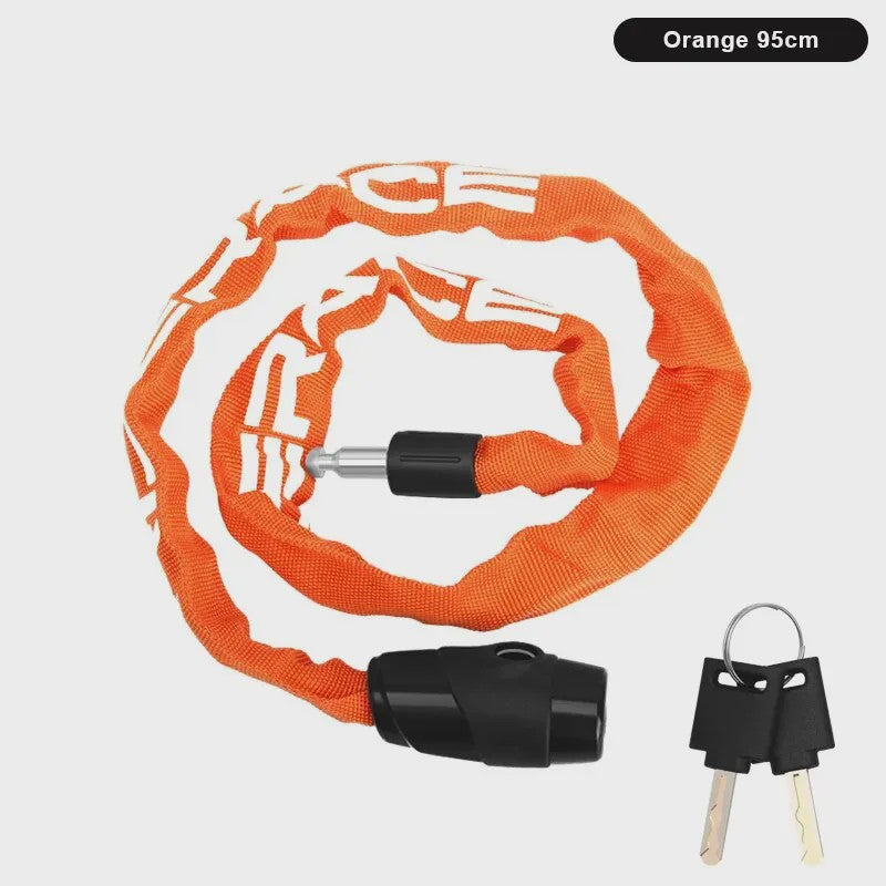 RIDERACE Fietsketting Slot - Draagbaar, Anti-diefstal, Hoge Beveiliging voor MTB, Scooter & E-Bike