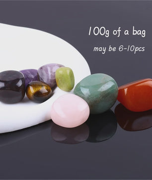 100g Mix Edelstenen Tumblestones - Natuurlijke Gepolijste Kristallen voor Decoratie