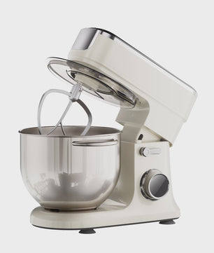 BioloMix Keukenmachine 7L - 1200W Krachtig, Met Deegmixer, Garde, Klopper & Gehaktmolen