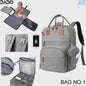 Multifunctionele Luiertas Rugzak Baby Essentials Waterdicht met Verschoonstation & Kinderwagenhaken