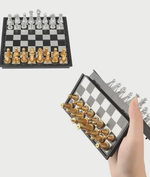 Magnetisch Schaakspel - Opvouwbaar en Draagbaar Schaken voor Kinderen en Volwassenen